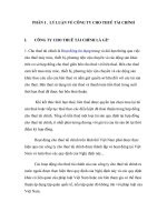 LÝ LUẬN VỀ CÔNG TY CHO THUÊ TÀI CHÍNH