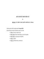 CÂU HỎI VÀ BÀI TẬP ÔN CHƯƠNG IV ( Tiết 64)