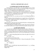 CHƯƠNG 6: PHÉP BIẾN ĐỔI LAPLACE