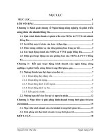 Mục tiêu và giải pháp kinh doanh trong giai đoạn tới của Ngân hàng nông nghiệp và phát triển nông thôn chi nhánh Đống Đa