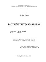 Đặc trưng truyện ngắn Lý Lan