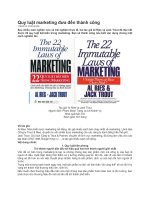 22 quy luật marketing