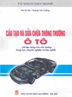 Cấu tạo và sửa chữa thông thường oto