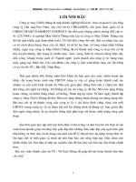 Quá trình hình thành và phát triển của công ty may Chiến Thắng