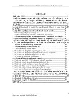 TỔ CHỨC BỘ MÁY KẾ TOÁN VÀ HỆ THỐNG KẾ TOÁN CỦA CHI NHÁNH CÔNG TY CỐ PHẦN SÔNG ĐÀ TẠI HÀ NỘI