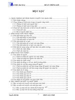 TÍNH TOÁN CÂN BẰNG NHIỆT VÀ CÂN BẰNG LƯU LƯỢNG