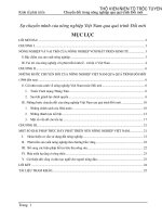 Sự chuyển mình của nông nghiệp Việt Nam qua quá trình Đổi mới