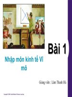 Nhập môn kinh tế Vĩ mô