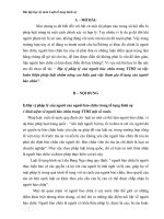 Địa vị pháp lý của người bào chữa trong tố tụng hình sự và việc  hoàn thiện pháp luật nhằm nâng cao hiệu quả việc tham gia tố tụng của người bào chữa