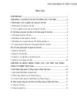 Hoạt động công tác văn thư tại tổng công ty thép Việt Nam