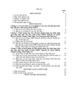 Một số biện pháp chỉ đạo nhằm nâng cao chất lượng giáo dục đạo đức học sinh ở trường  THPT Nguyễn Sỹ Sách , huyện Thanh Chương, tỉnh Nghệ An trong giai đoạn hiện nay