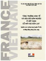 Tăng trưởng kinh tế và xóa đói giảm nghèo ở Việt nam: cỗ máy bị chặn lại