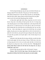 Vận dụng một số phương pháp thống kê phân tích tình hình tiêu thụ hàng hóa của công ty TNHH mây tre Hoa Nam