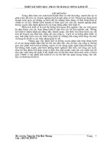 Phân tích hoạt động kinh tế