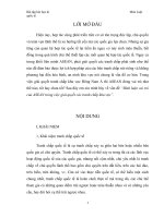 Bình luận vai trò của ASEAN trong việc giải quyết các tranh chấp khu vực