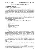 lựa chọn giải pháp kết cấu dự án thiết kế và tổ chức thi công chung cư tái định cư thị trấn thường tín Hà Nội