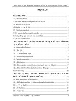 Hiện trạng và giải pháp phát triển tour du lịch du khảo đồng quê tại Hải Phòng