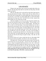 vận dụng một số phương pháp thống kê phân tích tình hình tiêu thụ sản phẩm của công ty da giầy Hà Nội giai đoạn (1996 -2002) và dự báo năm 2002