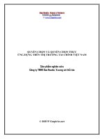 Đánh giá hoạt động thương mại của các nước đang phát triển