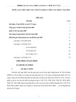 BÌNH LUẬN DIỄN BIẾN GIÁ CHỨNG KHOÁN TRÊN SÀN HOSE NĂM 2009