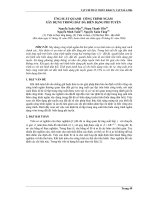 ứng suất quanh công trình ngầm xây dựng trong đất đá biến dạng phi tuyến