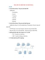 TRẢ LỜI CÂU HỎI THI VẤN ĐÁP MCSA