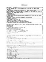 LẬP BÁO CÁO ĐÁNH GIÁ TÁC ĐỘNG MÔI TRƯỜNG