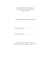 mục lục luận văn