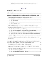 Thực trạng hoạt động đầu tư xây dựng, quản lý và khai thác chợ của công ty TNHH xây dựng Hải Âu trên địa bàn tỉnh Bắc Giang