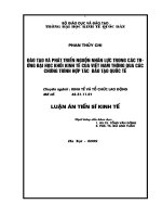 Luận án tiến sĩ