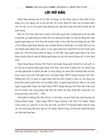 Hoạt Động  của Ngân hàng thương mại cổ phần ngoại thương Việt Nam-chi nhánh thành công