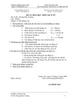 Tính toán sức kéo cho ô tô du lịch (động cơ xăng)