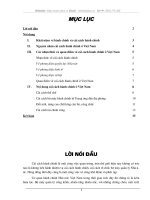 quan điểm về cải cách hành chính ở Việt Nam