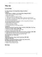 Kế hoạch huy động vốn đầu tư thời kỳ 2001-2005