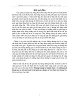 Khủng hoảng tài chính châu Á và những ảnh hưởng của nó tới nền kinh tế thế giới nói chung và VN nói riêng