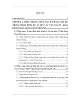 THỰC TRẠNG CÔNG TÁC ĐÁNH GIÁ RỦI RO TRONG THẨM ĐỊNH DỰ ÁN XIN VAY VỐN