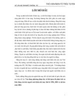 Vận dụng phương pháp dãy số thời gian để phân tích sự biến động của kim ngạch xuất khẩu dệt may thời kỳ 1996- 2003