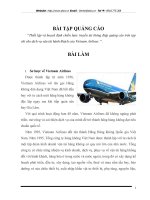 Thiết lập và hoạch định chiến lược truyền tải thông điệp quảng cáo trên tạp chí cho dịch vụ vận tải hành khách của Vietnam Airlines