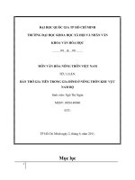 BÀN THỜ GIA TIÊN TRONG GIA ĐÌNH Ở NÔNG THÔN KHU VỰC NAM BỘ