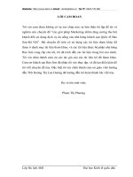 các giải pháp Marketing nhằm tăng cường thu hút khách sử dụng dịch vụ ăn uống của nhà hàng khách sạn Bảo Sơn