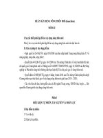 ĐỀ ÁN XÂY DỰNG NÔNG THÔN MỚI