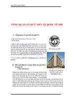 TỔNG QUAN VỀ QUỸ TIỀN TỆ QUỐC TẾ IMF