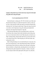 Đảng lãnh đạo quá trình chuẩn bị lực lượng đi từ khởi nghĩa từng phần tiến lên tổng khởi nghĩa