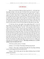 Hoạt động marketing của  các doanh nghiệp du lịch trên địa bàn Hà Nội