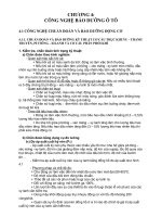 CÔNG NGHỆ BẢO DƯỠNG Ô TÔ