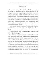 Trong nền kinh tế thị trường việc tìm hiểu mọi mặt hoạt động sản xuất kinh doanh của các doanh nghiệp tronh môi trường kinh doanh thực tế đầy biến động là vô cùng cần thiết và quan trọng