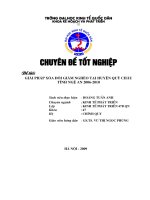 giải pháp xóa đói giàm nghèo tại huyện Quỳ Châu tỉnh Nghệ An