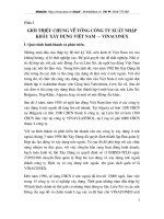 Tổng quan về công ty xuất nhập khẩu và xây dựng Việt Nam - Vinaconex