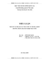 MỘT SỐ VẤN ĐỀ QUẢN LÝ NHÀ NƯỚC VỀ THI ĐUA KHEN THƯỞNG TRONG DOANH NGHIỆP NHÀ NƯỚC