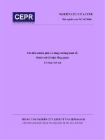 chi tiêu chính phủ và tăng trưởng kinh tế